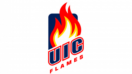 Illinois-Chicago Flames Logo 2010