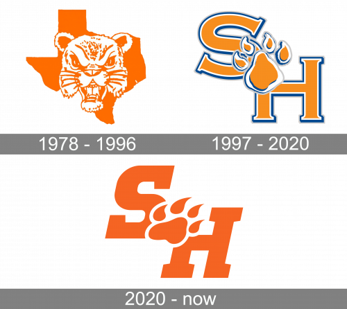 Sam Houston State Bearkats Logo history