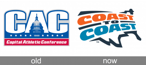 Coast to Coast Athletic Conference Logo history