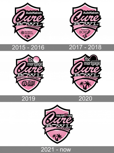 Cure Bowl Logo history