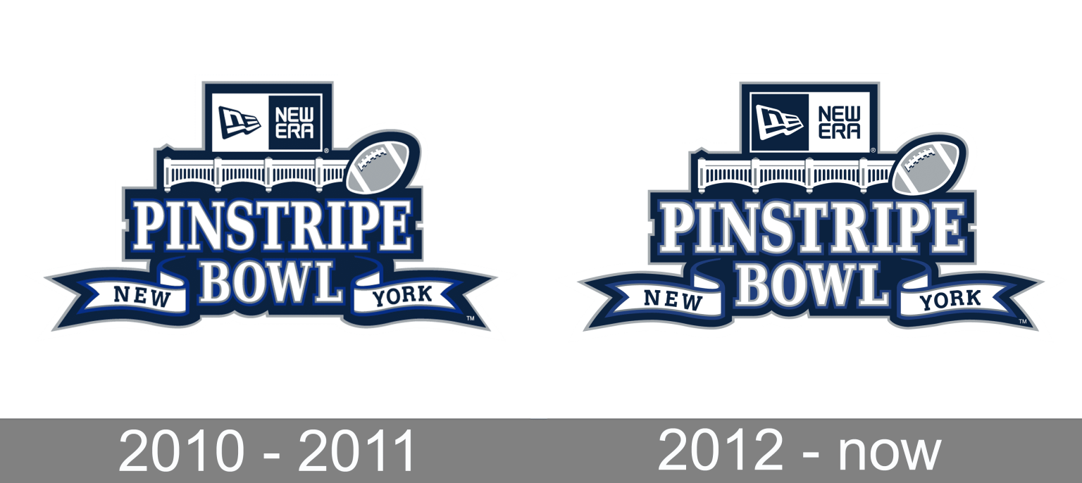 Pinstripe Bowl Logo evolution history and meaning, PNG