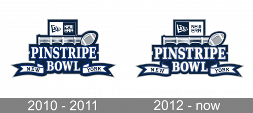Pinstripe Bowl Logo history