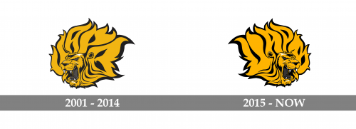 Arkansas PB Golden Lions Logo history
