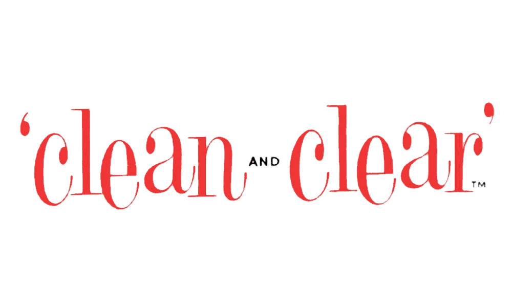 clean and clear logo