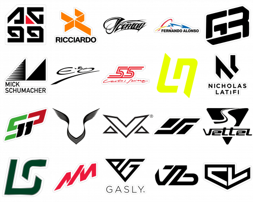 Formula 1 Drivers’ Logos