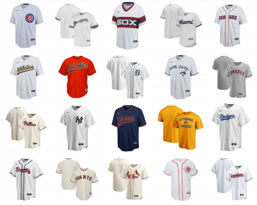 Best MLB Uniforms Logos