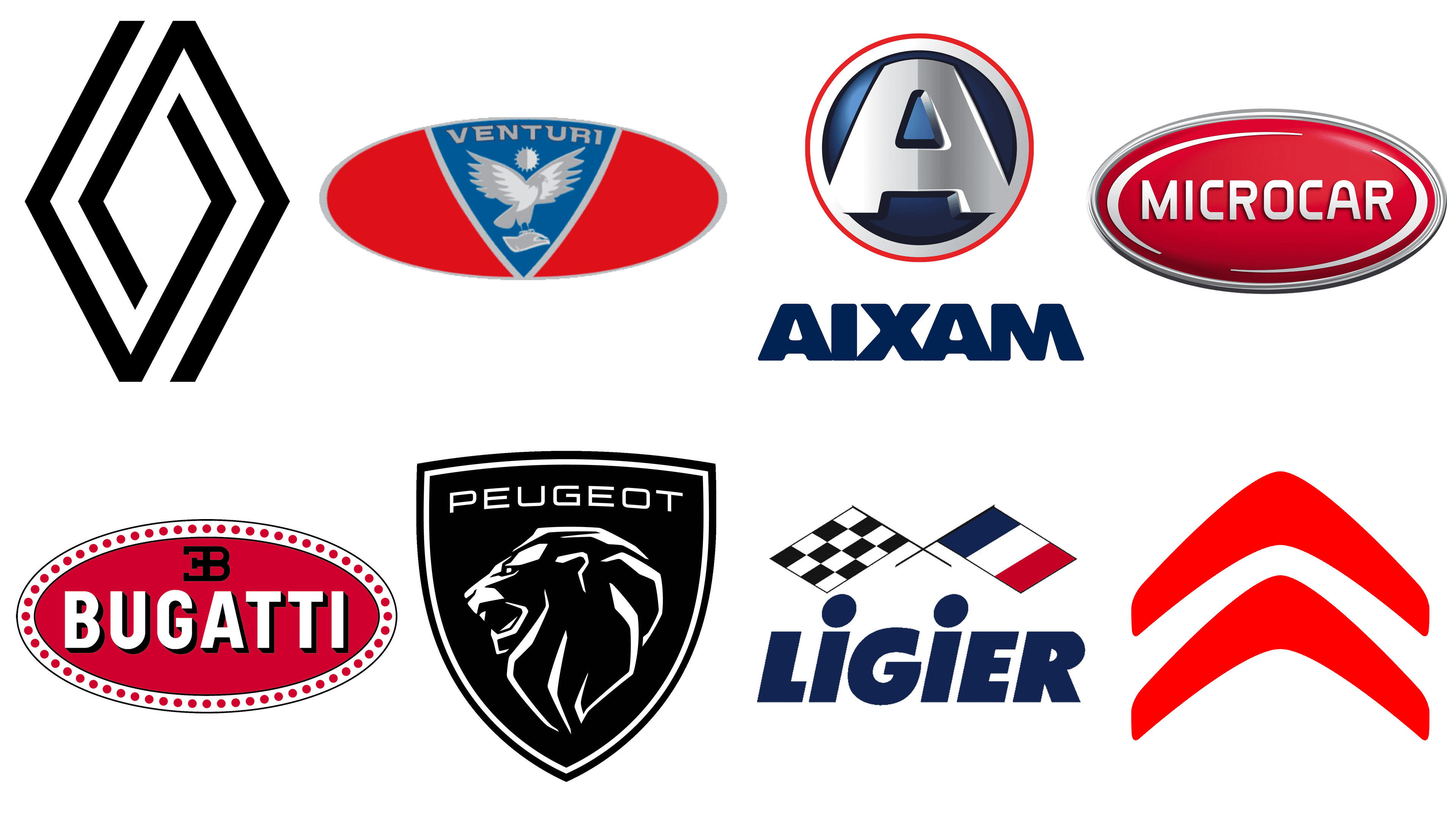 french car symbols and names