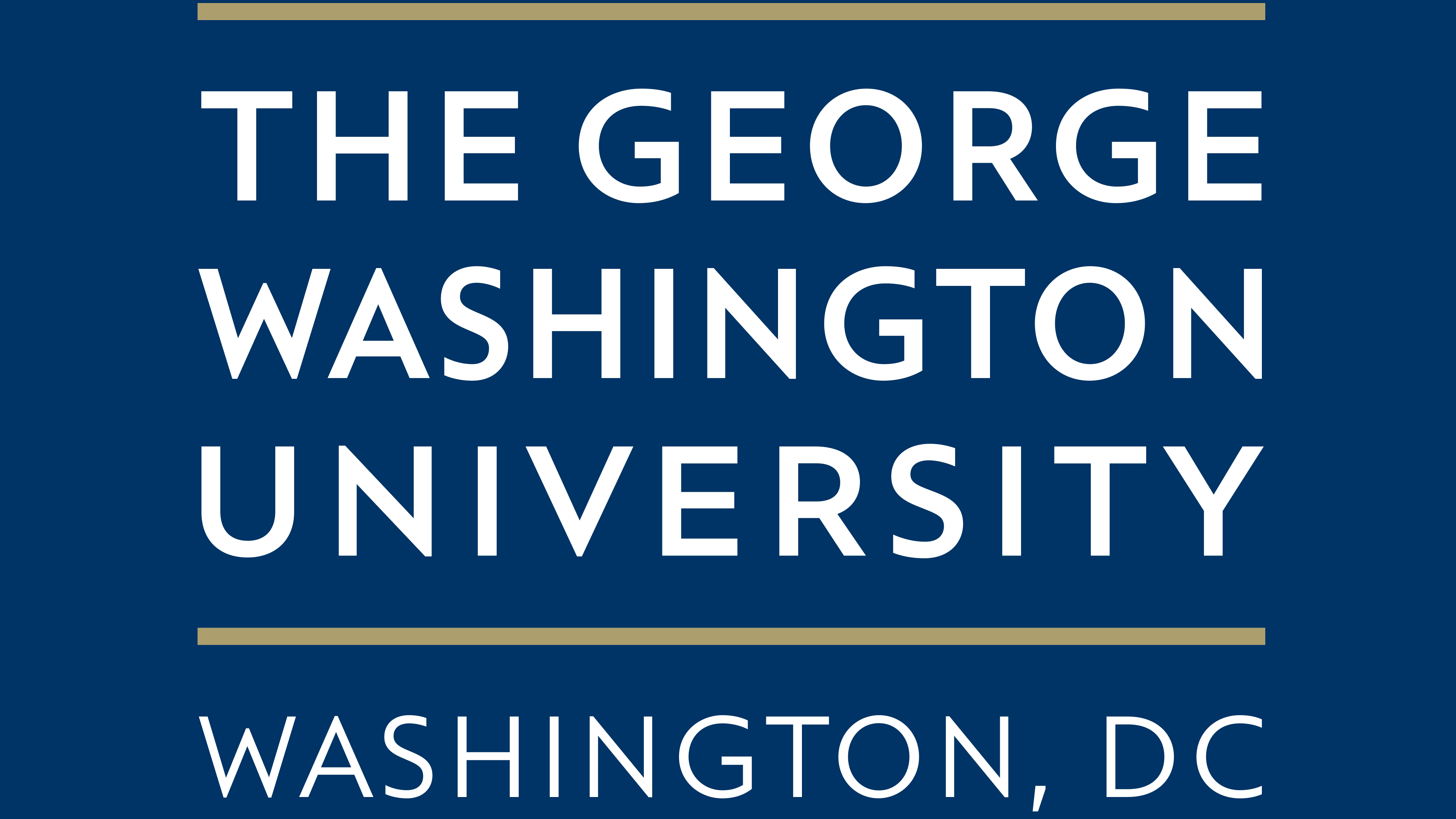 university washington dc logo
