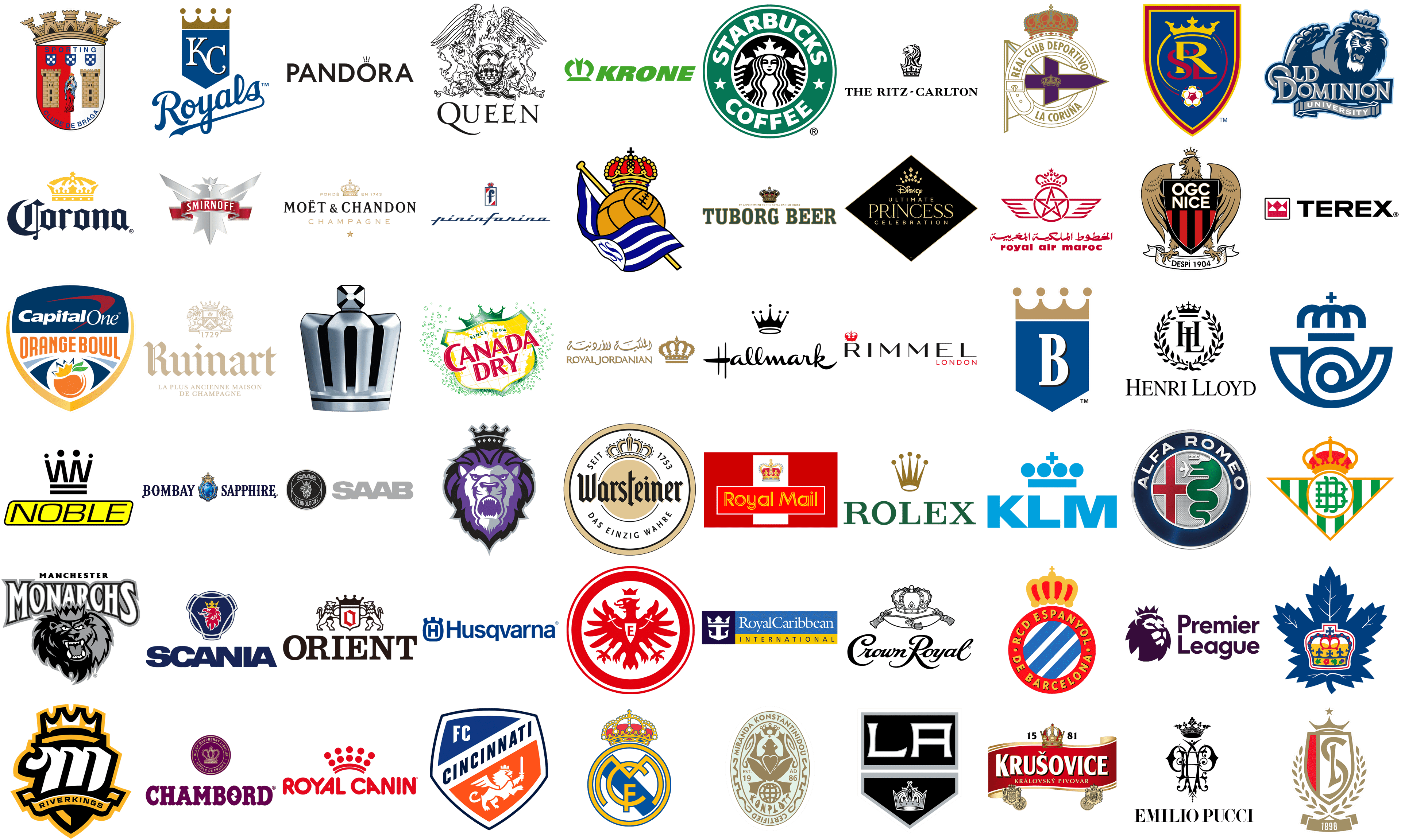 The Most Famous Logos with a Crown