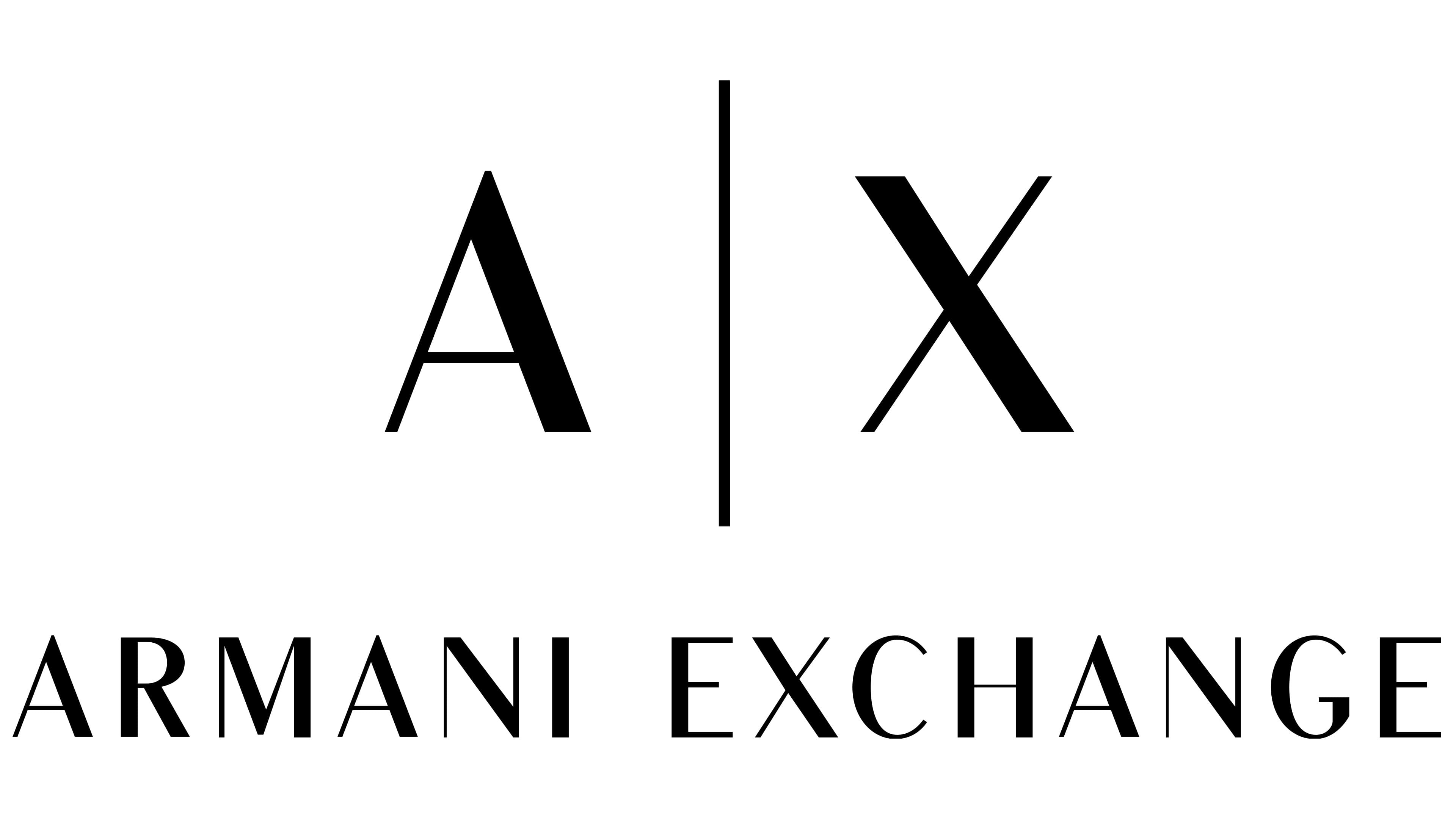 Introducir 95+ imagen armani exchange logo font
