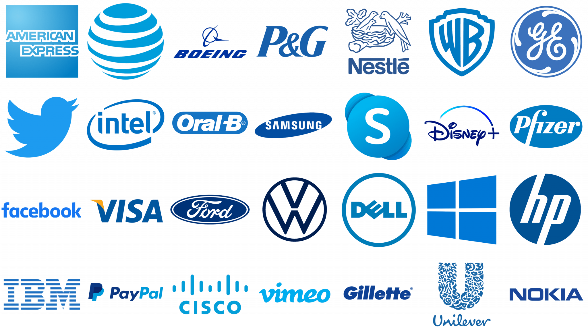 most-famous-logos-in-blue