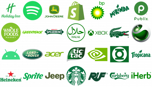 Most Famous Logos in Green