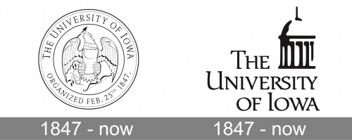 University of Iowa Logo history