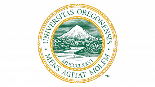 University of Oregon Logo 1876