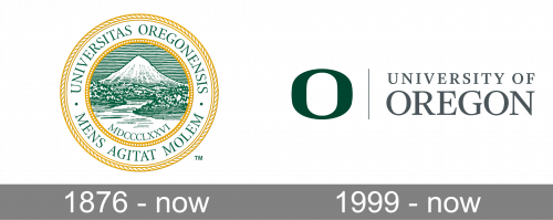 University of Oregon Logo history