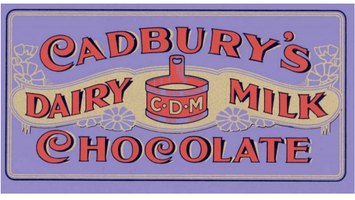 Cadbury Dairy Milk Logo 1905