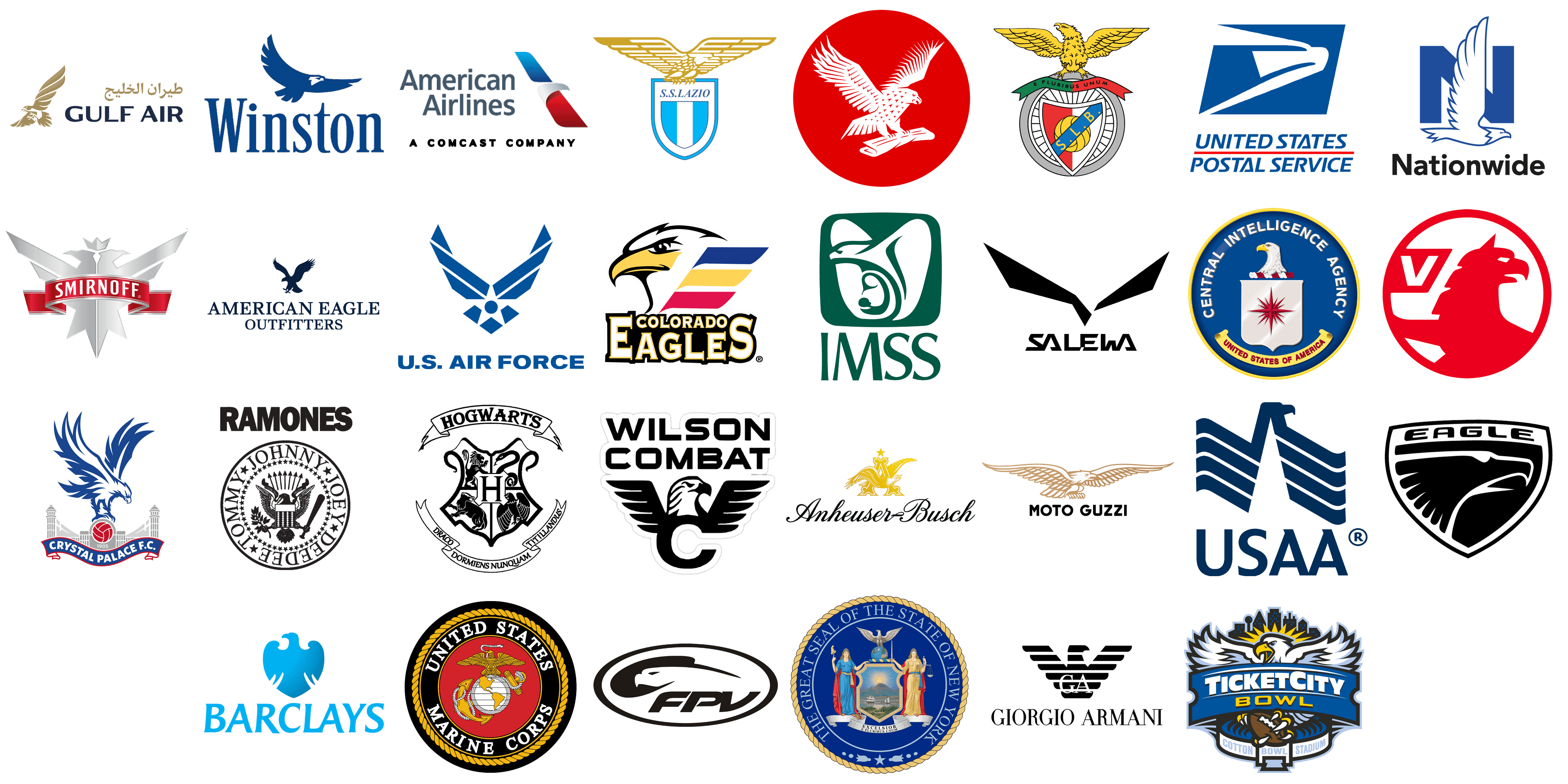 eagle logos brands