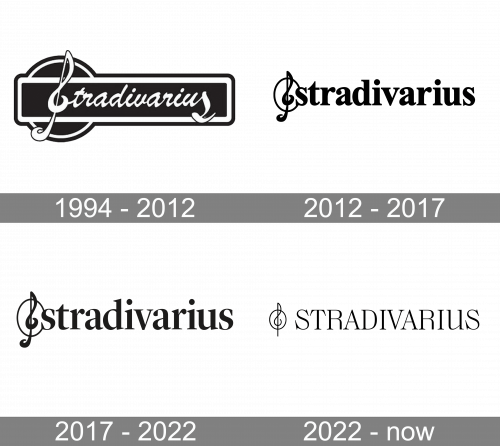 Stradivarius Logo history