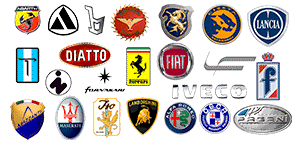 Italian Car Brands – manufacturer car companies, logos