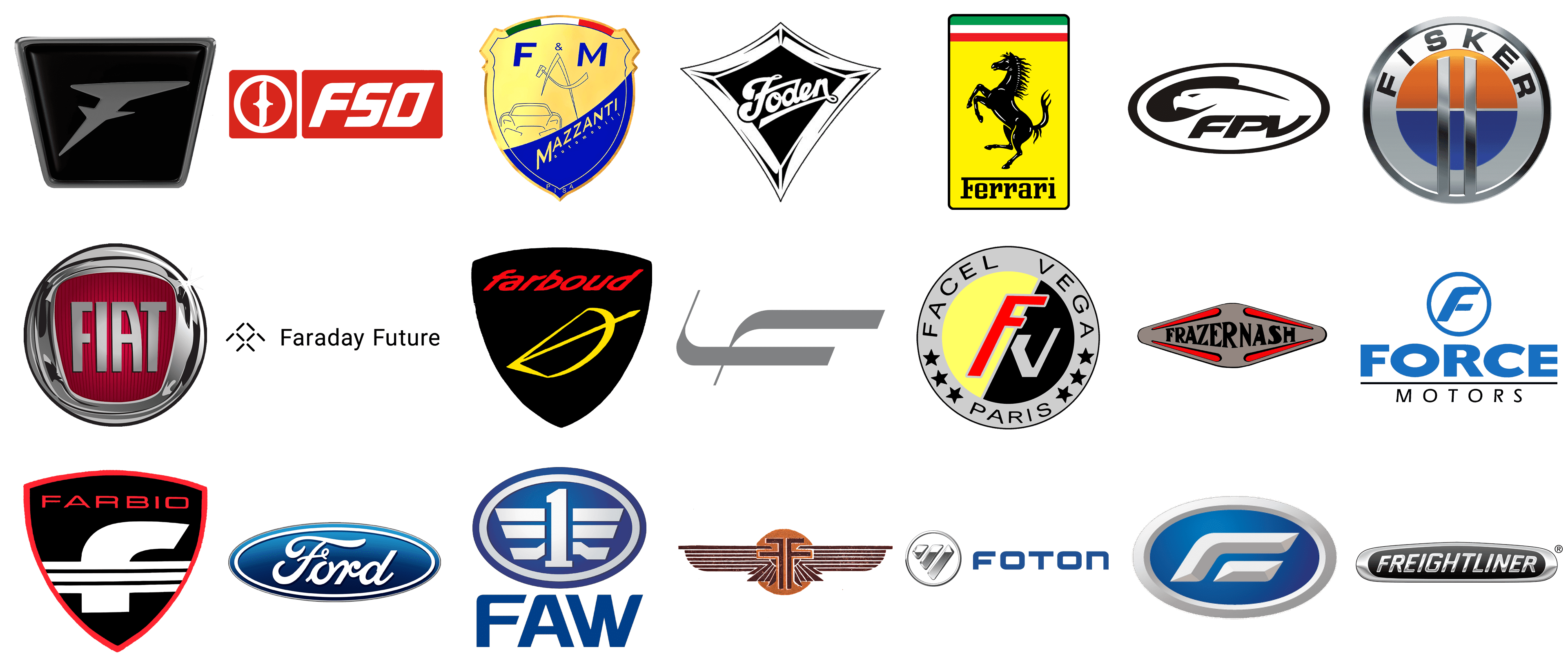 Car Brands That Start With F