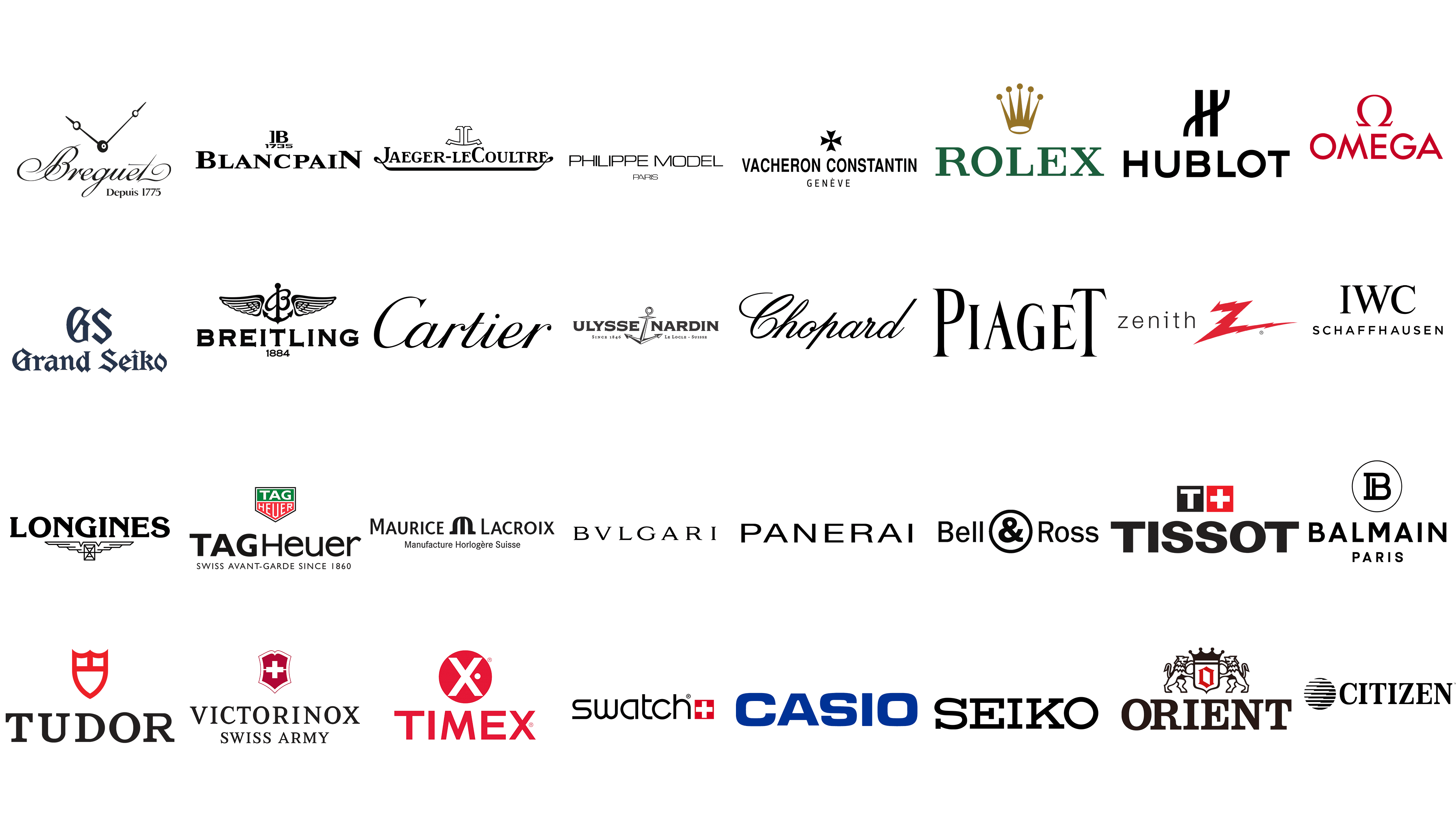 Watch Logos And Names