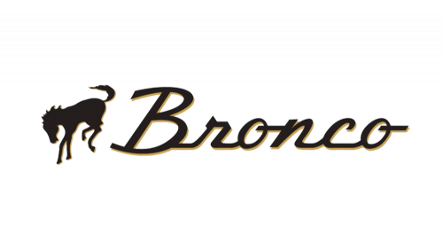 Ford Bronco Logo old