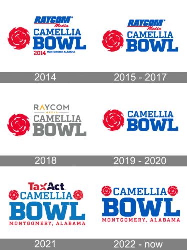 Camellia Bowl Logo history
