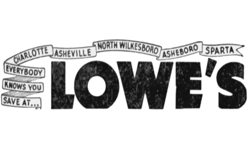 Lowe’s Logo 1955