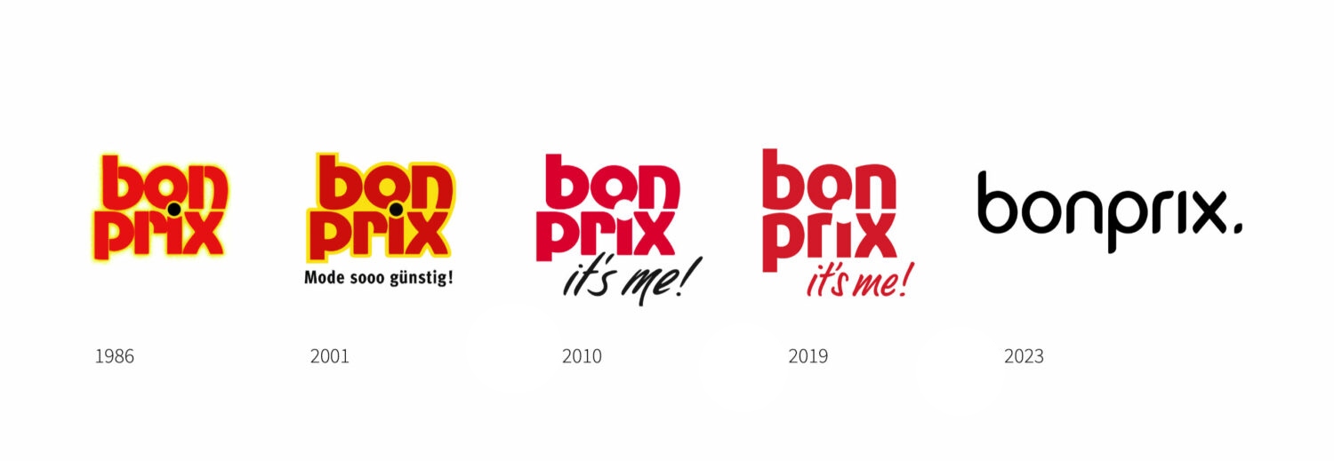 Fashion brand Bonprix considerably reworks its logo