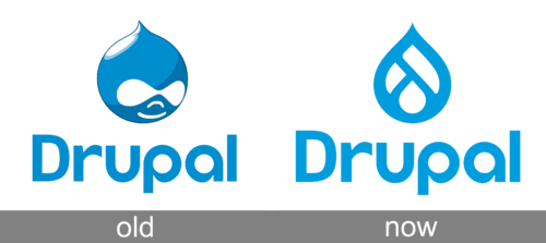 Drupal Logo history