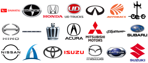 Japanese Car Brands - manufacturer car companies, logos