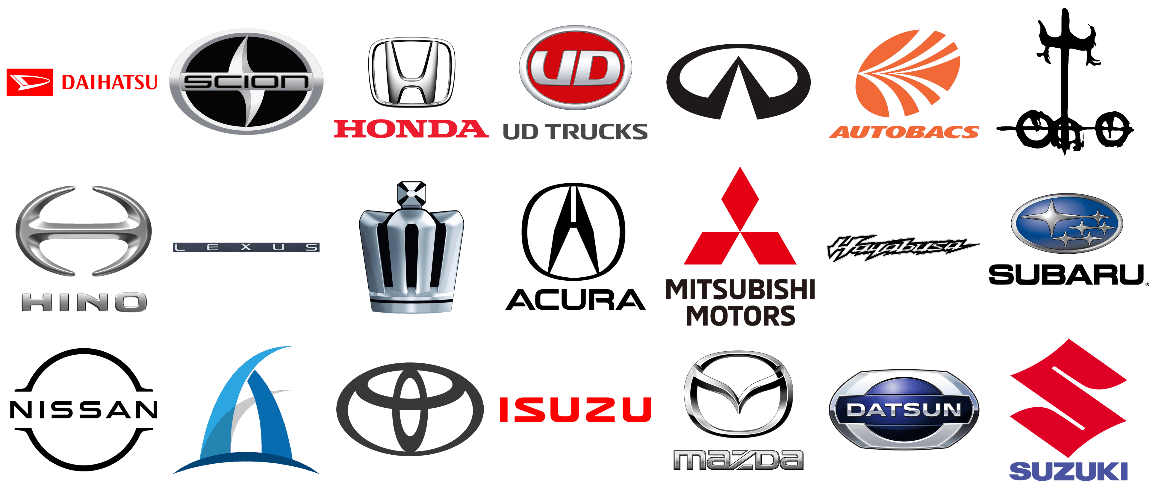Các thương hiệu xe hơi logos car brands đa dạng và phong phú