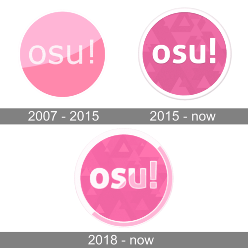 Osu! Logo history