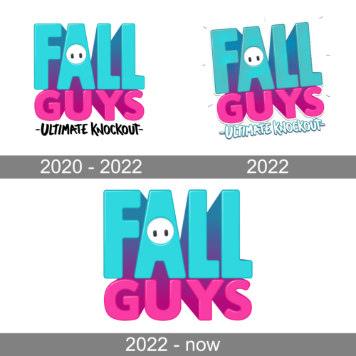 Fall Guys Logo history