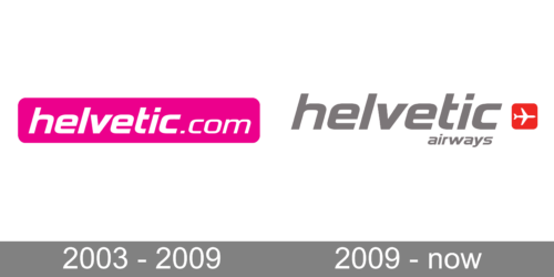 Helvetic Airways Logo history