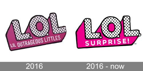 LOL Surprise Logo history