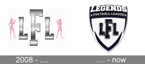 Lingerie Football League Logo history