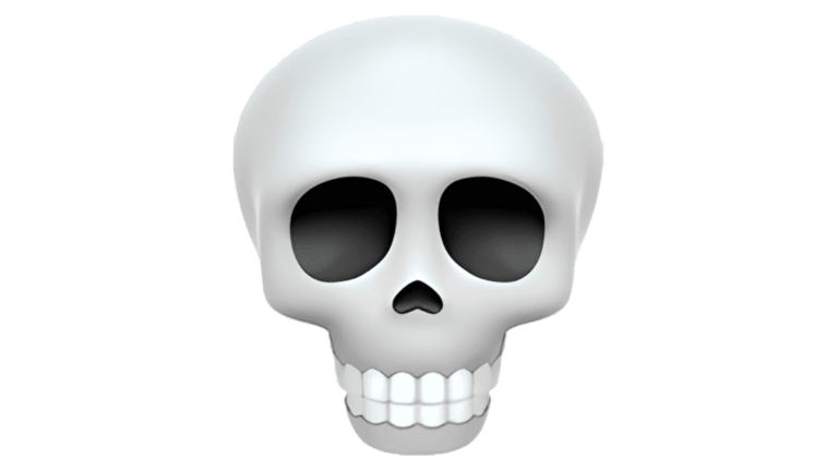 Skull Emoji - what it means and how to use it. Skeleton emoji 💀 meaning