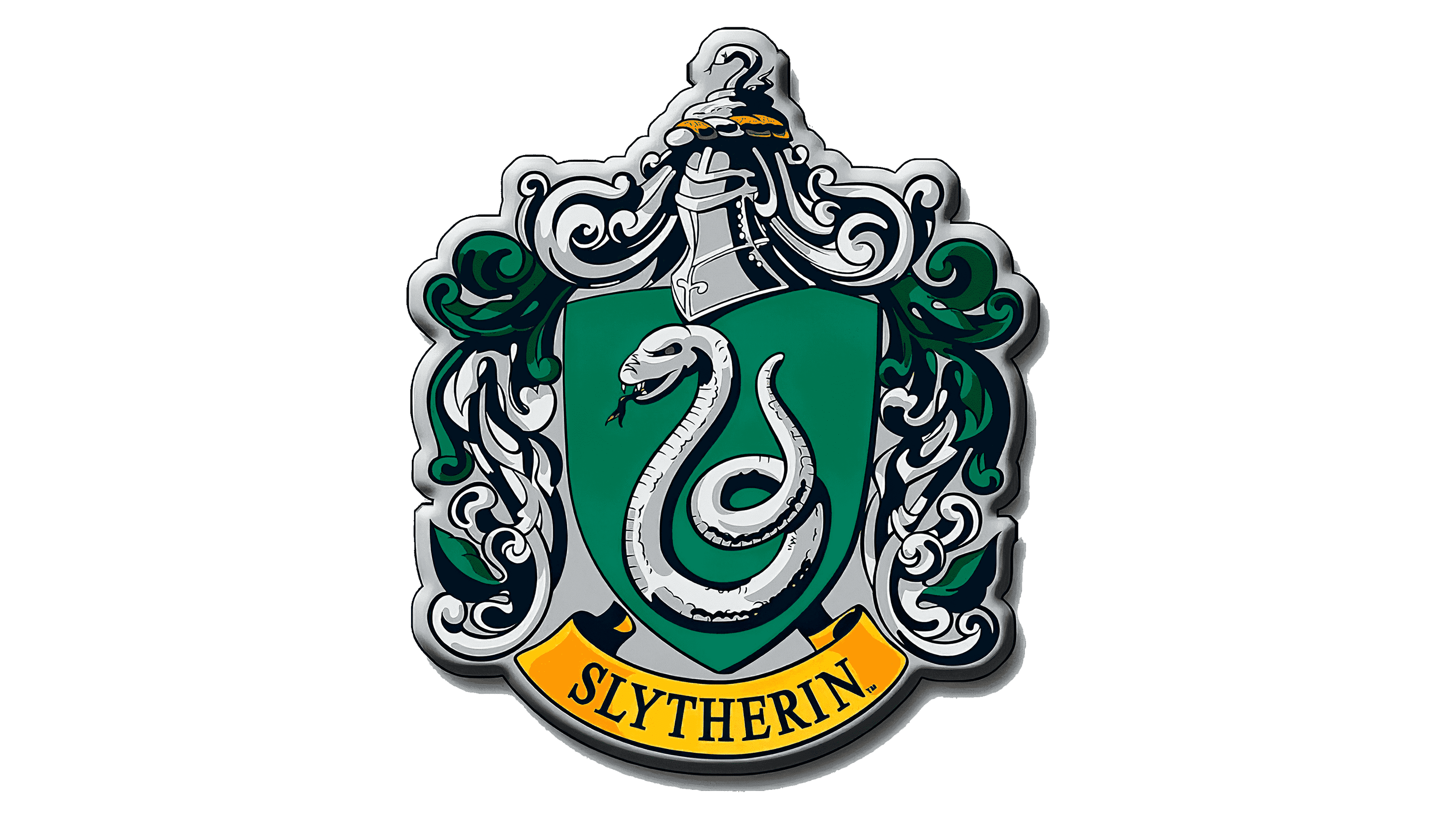STL file Slytherin logo snake 42cm Harry Potter NEON LED 🐍・Model to  download and 3D print・Cults