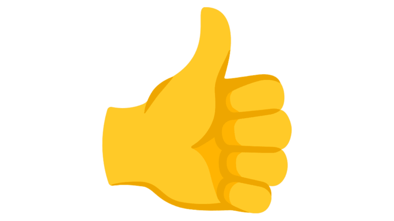 Thumbs Up Emoji - what it means and how to use it.