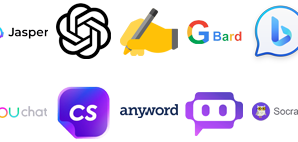 Top 10 Chatbot Logos (including chatbots 2023 years)