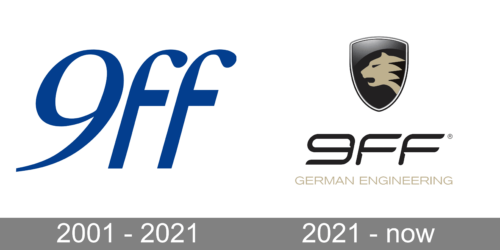 9FF Logo history