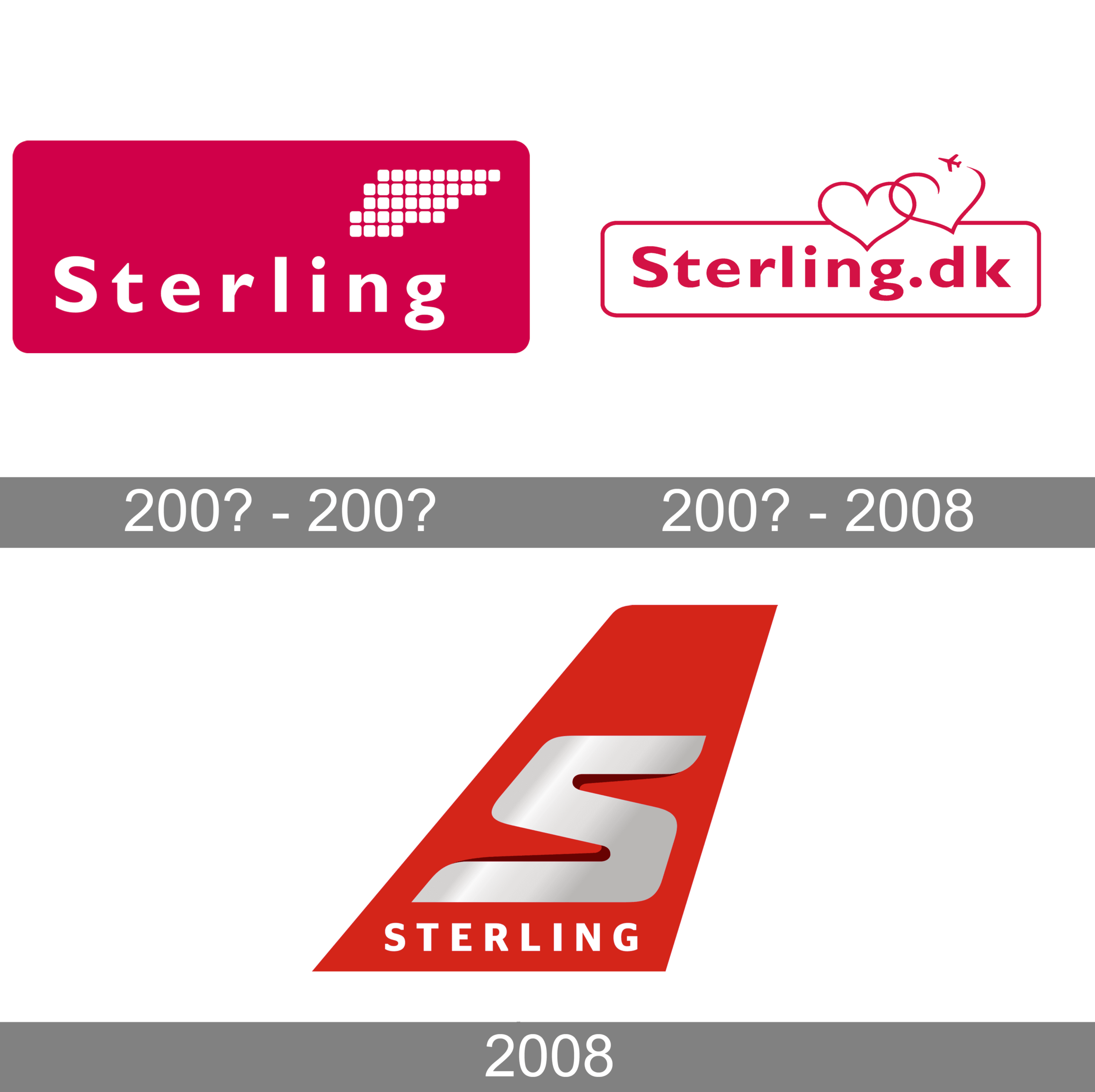 Sterling Airlines Logo history