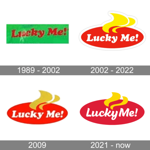 Lucky Me Logo history