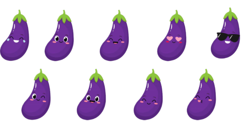 Eggplant Emojis