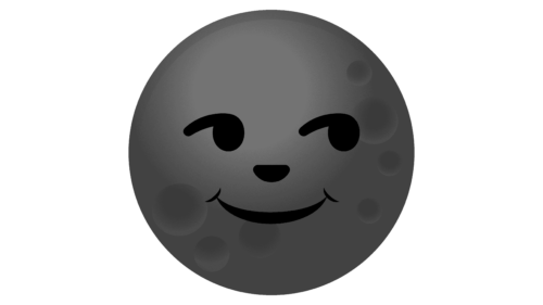 Moon with the Face Emoji