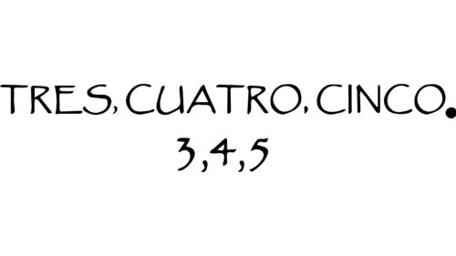 Tres Cuatro Cinco Logo
