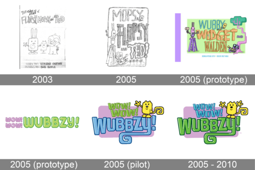 Wow! Wow! Wubbzy! Logo history