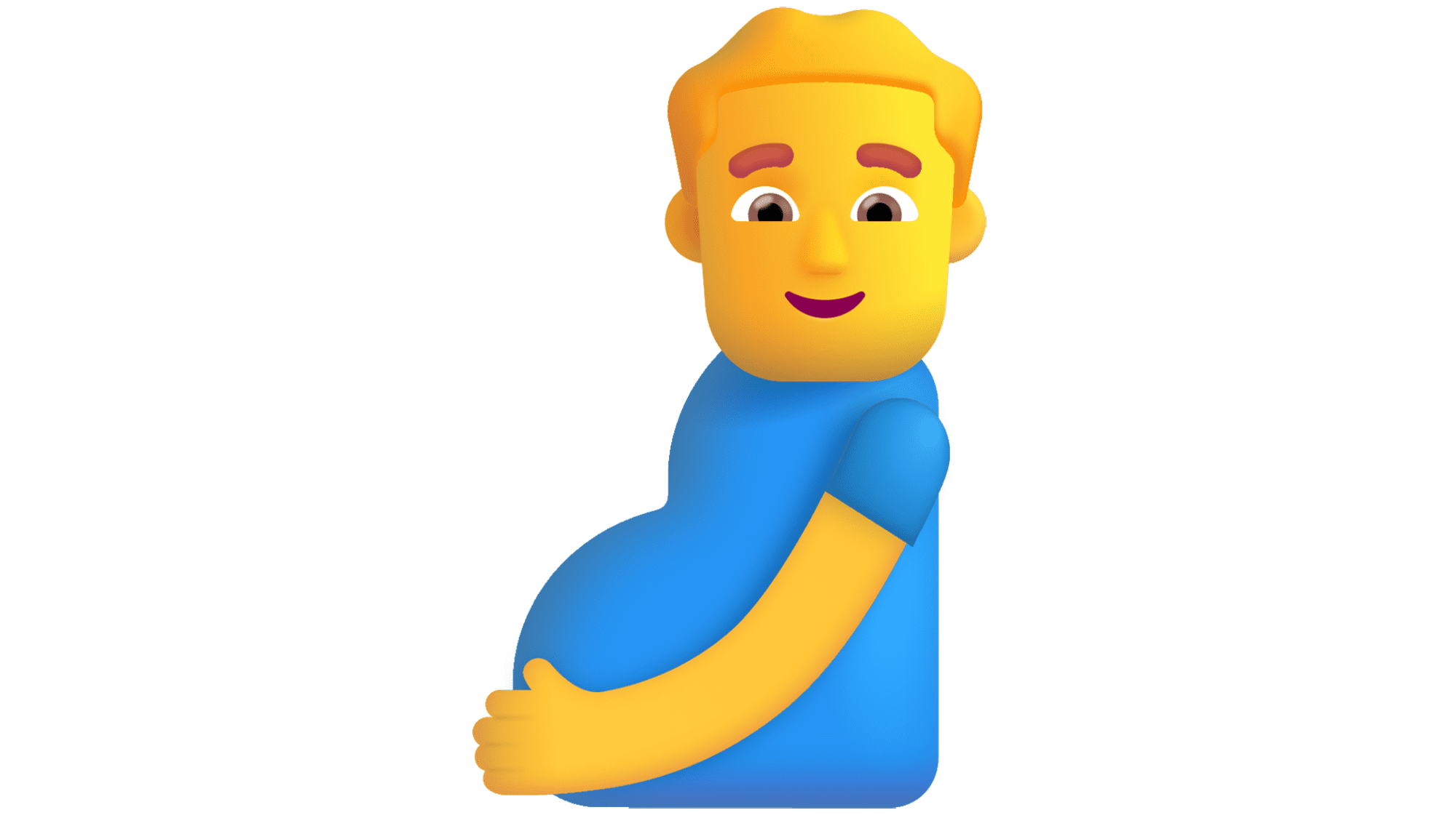 Pregnant Man Emoji - what it means and how to use it.