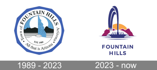 Town of Fountain Hills Logo history